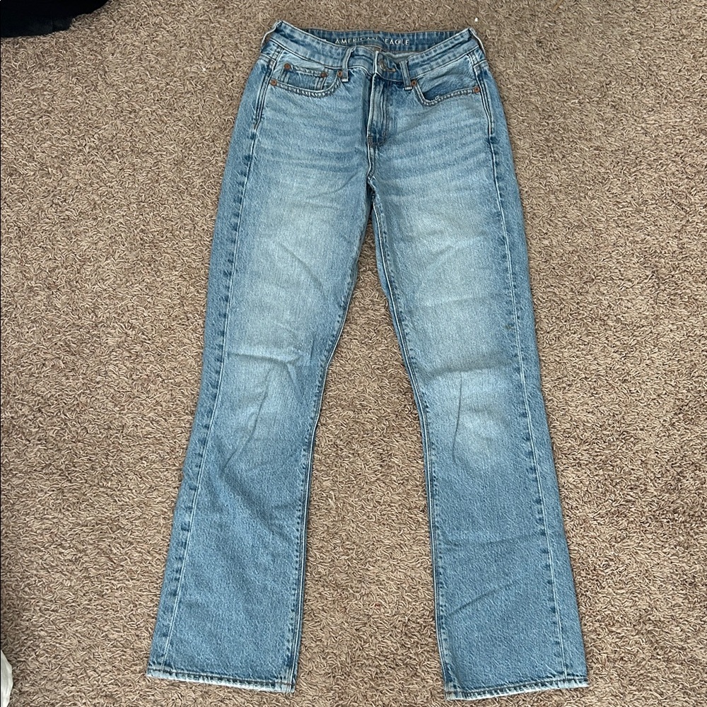American Eagle Outfitters Light Blue flare Leg Jeans